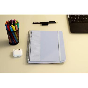 Imagem de Caderno Universitário Cos 10x1 200 Folhas Pautado Azul Confetti