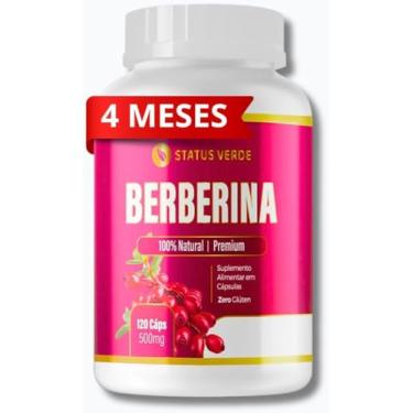 Imagem de Berberina Premium Pura 120 Cápsulas 500mg [4 Meses de Duração]