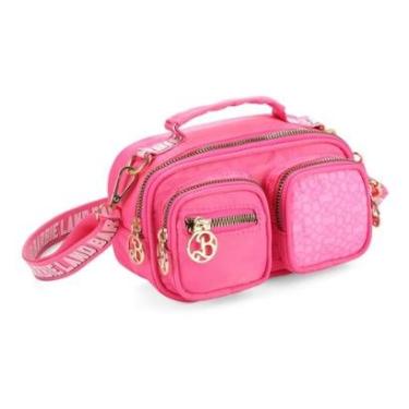 Imagem de Bolsa Transversal Mini Oficial BARBIE PINK Luxcel BB67183-Unissex