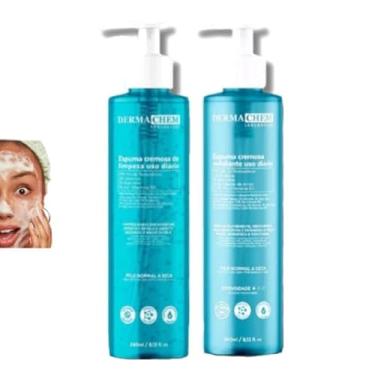 Imagem de Kit Facial de Limpeza e Hidratação – Sabonete e Esfoliante Espuma Cremosa com Aloe Vera e Pró-Vitamina B5 240ml