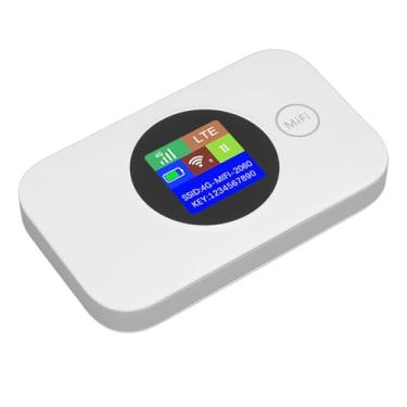 Imagem de Ejoyous Hotspot Móvel 4G, Roteadores de Viagem Portáteis Com Slot para Cartão Micro SIM e Bateria de 3200mAh Suporta 8 a 10 Usuários para Viagens, Camping, Home Office, (Versão Europeia)