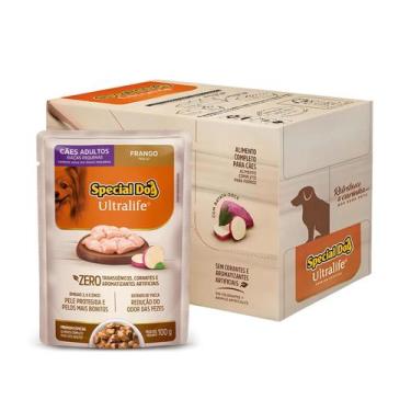 Imagem de Kit 12 Sachês Special Dog Raças Pequenas Frango Ultra Life 100 g