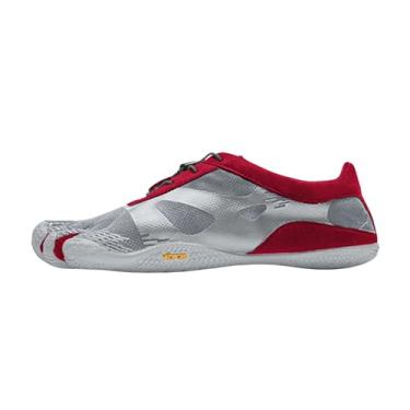 Imagem de Vibram FiveFingers Tênis masculino KSO EVO, cinza/vermelho, 37 EU / 5,5-6 EUA, Cinza/vermelho, 5.5-6