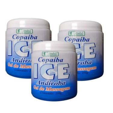 Imagem de Kit 3 Gel de Massagem Ice Copaíba e Andiroba Pronatus do Amazonas