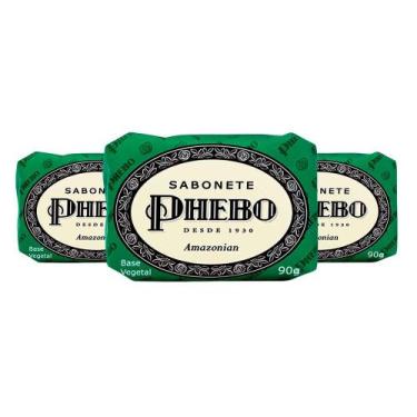 Imagem de Kit 3 Sabonete em Barra 90g Amazonian Óleo de Palma Vegetal Hipoalergê