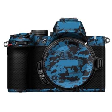 Imagem de Z 50II Anti-riscos Capa de câmera adesivo para Nikon Z50 Mark II protetor de vinil película protetora de pele decoração Z50 II (azul cavaleiro)
