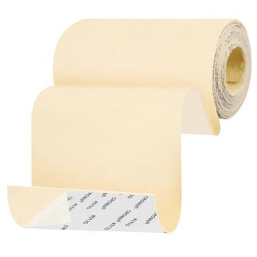 Imagem de Patch de lona 10 cm x 152 cm, autoadesivo à prova d'água para consertar tendas, sofás, capas de barco, cadeiras de acampamento, toldos, assentos de carro (bege amarelo)