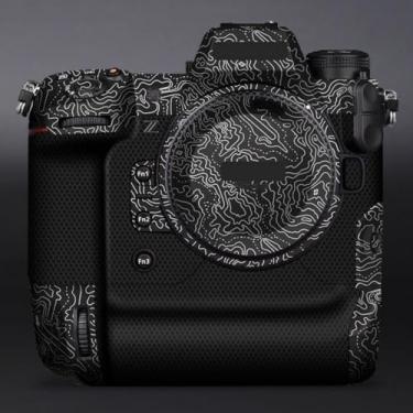 Imagem de Z 9 Adesivo de câmera anti-arranhões revestimento protetor de corpo película protetora capa para Nikon Z9 (contorno preto branco)