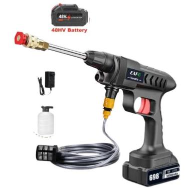 Imagem de Lavadora Eletrica Alta Pressão Recarregavel Portatil Lava A Jato Para 