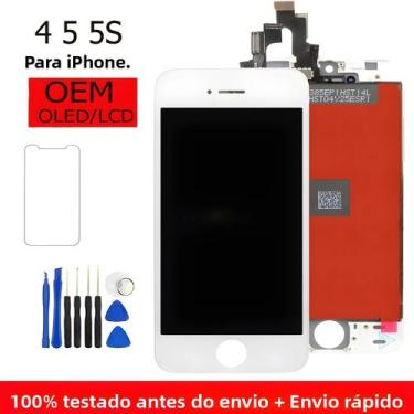 Imagem de Substituição De Tela LCD Para iPhone 4 4s 5 5s 5SE, Montagem De Digiti