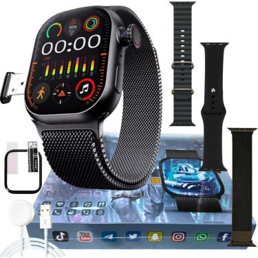 Imagem de Relogio Inteligente 5G Lançamento Smartwatch Howear Hw S10 Call Wife Gps Chip Baixa Apps Grava Vidio-Unissex