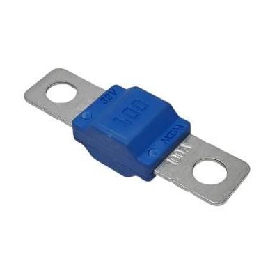 Imagem de Fusível de Proteção Tipo Faca Azul 100A 32V MTA 0702100  Original Mont