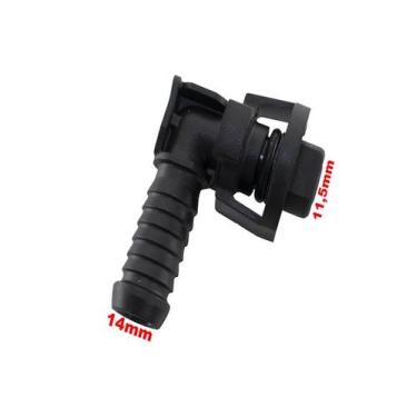 Imagem de Conector Quick Plug 90 Graus Mangueira Reservatório C/ Trava - PARAISO