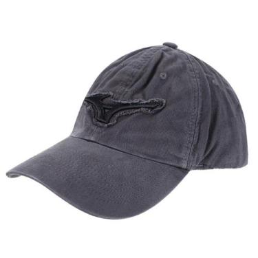 Imagem de Boné Aba Curva Mizuno Heritage Strapback Unissex, Cinza, Único