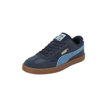 Imagem de PUMA Tênis unissex adulto cano baixo, Club Navy Blue Horizon Gum, 38 BR