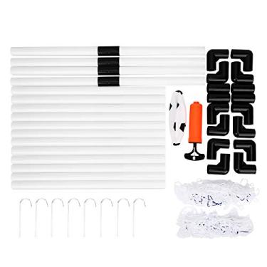 Imagem de Generic Conjunto de Rede Portátil de Futebol para Gol de Futebol Infantil para Brinquedos de Jogos Esportivos Internos e Externos para Crianças, Material Durável Com Bomba, Gancho e Bola Incluídos,