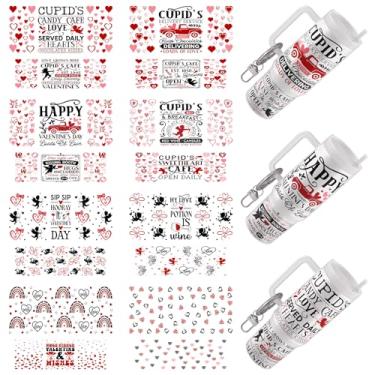 Imagem de Elewins Envoltório UV DTF – 16 folhas de adesivos de transferência fria para chaveiros de motel, envoltórios Uvdtf DIY para chaveiro de hotel em branco, esfregar à prova d'água em transferências para