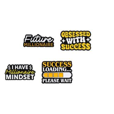 Imagem de Brooch Pin: futuro milionário obcecado pela motivação para o sucesso