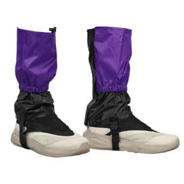 Imagem de YELARXI Polainas de perna, polainas de neve para caminhadas à prova d'água ajustáveis e leves para botas de neve com alça para os pés - Adequado para (sapatos de neve/caminhada/caça/escalada), 30,5 cm