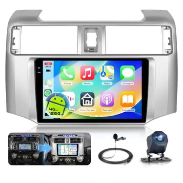 Imagem de 4G + 128G Android carro estéreo para Toyota 4Runner 2010-2023 com DSP Wireless Carplay Android Auto, Sellrich 22.9 cm 1280 * 720 polegadas célula sensível ao toque rádio Bluetooth 5.0 GPS WiFi FM/RDS