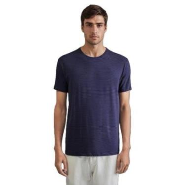 Imagem de Camiseta Slim Listra Modal Reserva-Masculino
