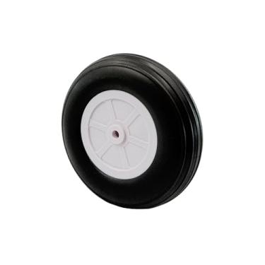 Imagem de Gracilaria 2PCS RC Airplane PU Rubber Wheel Light Sponge Tire Wheel with Plastic Hub for RC Plane Helicopter DIY Model Aircraft Wheel Parts (4 Inch)