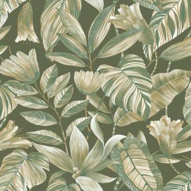 Imagem de Papel De Parede Belize Folhagem Verde Bz3106 - Grandeco
