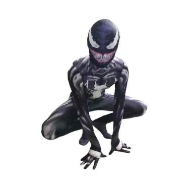 Imagem de Fantasia De Personagem De Filme Homem-Aranha Para Crianças, Macacão De