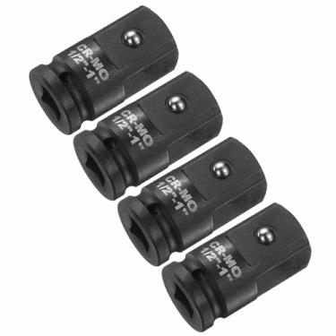 Imagem de HARFINGTON Adaptador de soquete de impacto fêmea de 1/5.1 cm para 2.5 cm macho aumentador de acionamento quadrado padrão SAE CR-MO conversor de aço chave de impacto chave catraca disjuntor barra