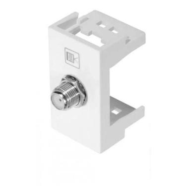 Imagem de Conjunto FAME Evidence Sem Placa Módulo Tomada Antena 0109 Branco 4872