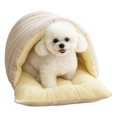 Imagem de Camas para cães | Ninho lavável para dormir de inverno - caverna para cama de gato - para filhotes, gatinhos, animais, sala de estar, quarto, varanda, apartamento