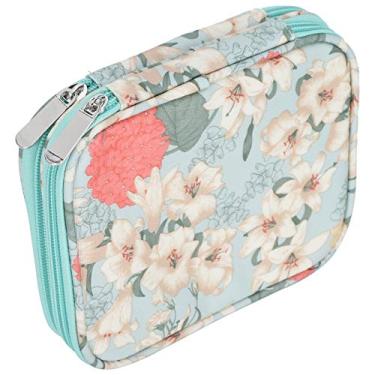 Imagem de Acouto Bolsa de Armazenamento de crochê Feita à Mão Com Dupla Face - Pano de Grande Capacidade para Organizar Pacotes de Agulhas de crochê, Ferramentas de tricô e Fios, Acolchoamento e Costura Perfeitos - Bolsa Vazia Rosa (pano 600D Oxford 2)