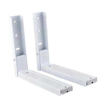 Imagem de IEUDNS Suporte de parede para micro-ondas, e prático, para forno de micro-ondas na cozinha, Branco