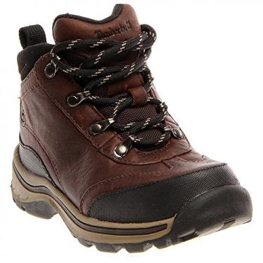 Imagem de Timberland Bota de caminhada Back Road (bebê/criança pequena), Marrom liso, 8.5 Toddler