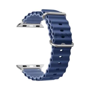 Imagem de Pulseiras Ocean Para Apple Watch Series 7 6 5 4 3 SE 8 Ultra Compatíve