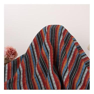 Imagem de Tecido Para Vestidos E Saias Estilo Étnico Algodão Linho Tecido Hotel Bar Toalha De Mesa Almofada Capa De Sofá Têxtil Patchwork Cortina Materiais Decorativos(6#,1.5x10m/4.9x33ft)
