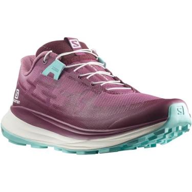 Imagem de Salomon Tênis de caminhada feminino Ultra Glide, Tulipwood/branco/tanager turquesa, 5.5