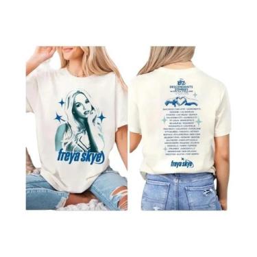 Imagem de Disney descendentes zumbis mundos colidir tour freya skye camiseta dis
