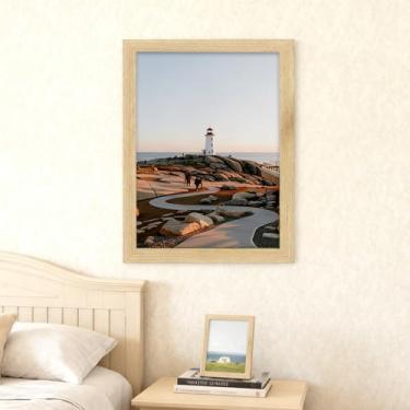 Imagem de Porta-retrato vintage antigo, moldura dourada, decoração de casa, para parede ou mesa (gengibre, 10 x 15 cm)