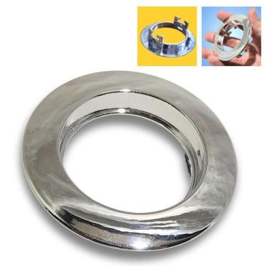 Imagem de Spot De Embutir Redondo Fixo Cromado Para Lâmpada Mr16 Gu10 - Decorsho