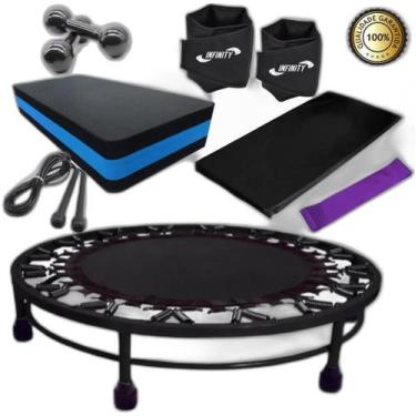 Imagem de Kit Aeróbico Com Mini Jump Para Treinos Aeróbicos - Fitness Store