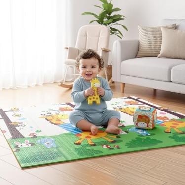 Imagem de Tapete De Atividades Infantil Dobrável 200x150 Dupla Face