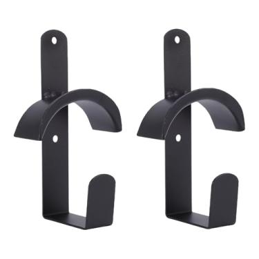 Imagem de SUNGOOYUE Rack de Sela, 2 Peças de Montagem na Parede, Suporte de Freio de Cavalo de Metal de Ferro Resistente Com Gancho, para Armazenamento de Barraca de Quarto de Celeiro de Cavalos,