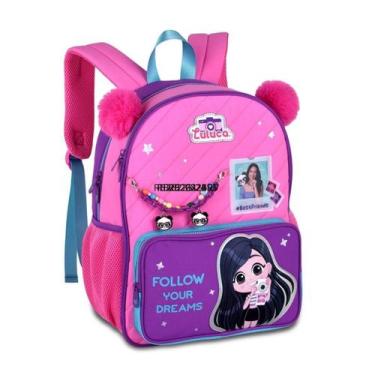 Imagem de Mochila Escolar Infantil Luluca Feminina C Pompom E Pingente - Clio St