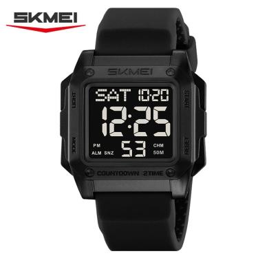 Imagem de Relógio Digital Skmei 2454 Esportivo Prova D Água Preto Preto