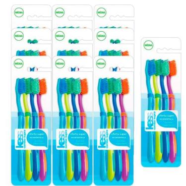 Imagem de Kit Combo 10 Escova Dental Kess Supra Com 4 Unidades