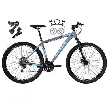 Imagem de Bicicleta Aro 29 Gta Start Feminina Câmbios Shimano Freio Hidráulico 21v Mtb Alumínio cinza Tam: 19