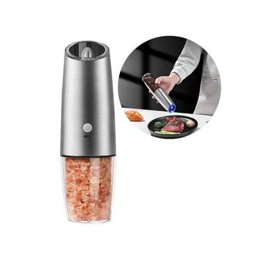 Imagem de Moedor Elétrico de Sal e Pimenta Sensor Gravidade em Inox