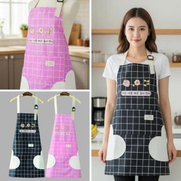 Imagem de kit 2 Aventais de Cozinha Multiuso Casa Festas Eventos Culinária Chef 