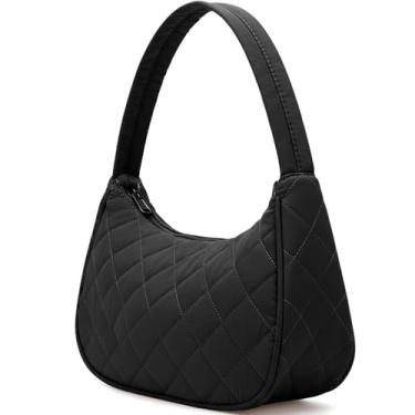 Imagem de Jcocylse Sacola, bolsas e bolsas: bolsa de ombro versátil para trabalho, viagens, academia e uso diário, Preto, Small